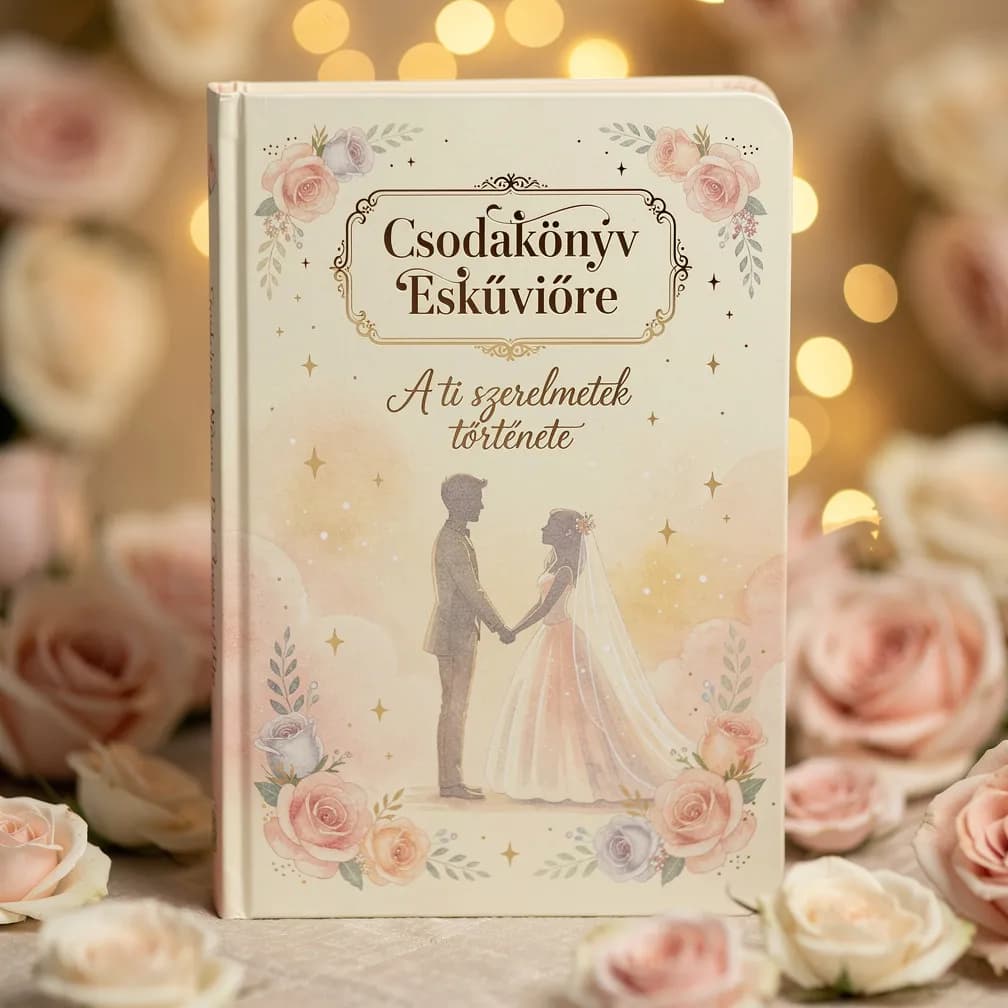 Csodakönyv Esküvőre – szerelmi történet könyv borító